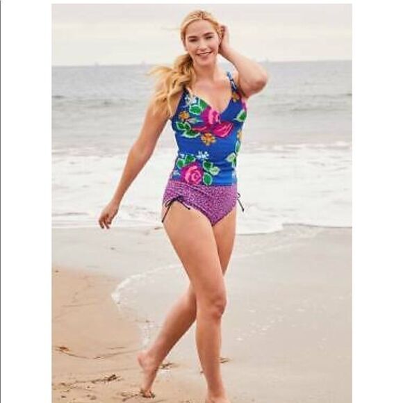 Matilda Jane Floral Tankini Swim Top - Size- XS - Picture 9 of 10